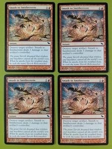 Smash to Smithereens x4 Shadowmoor 4x Playset Magic the Gathering MTG - Picture 1 of 1