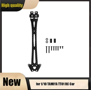 Placa de tablero de cubierta superior de fibra de carbono para 1/10 TAMIYA TT01 RC repuesto de coche - Imagen 1 de 6