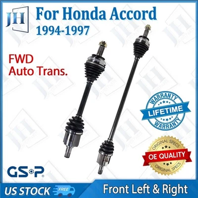 Juego de ejes delanteros OE par CV para Honda Accord L4 1994 95 96 97 2,2 L tracción delantera automática Foto 1 de 4