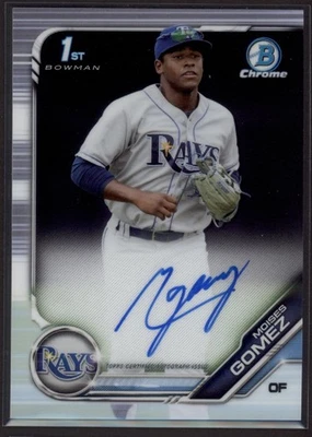 2019 Moises Gomez Bowman Chrome 1st Bowman  Auto  RC     #CPA-MG (G3) - Image 1 of 2