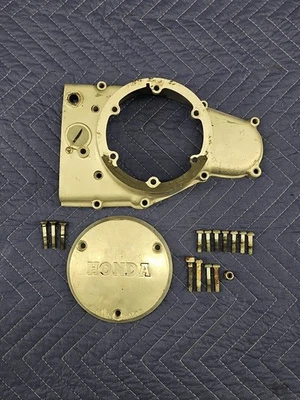 CUBIERTA CARGADOR CÁRTER IZQUIERDO HONDA CB160 CB 160 CA160 CL160 CON HERRAJES  Foto 1 de 2