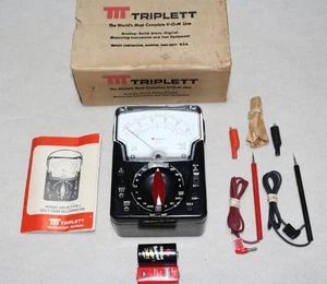 TRIPLETT 630-PL TYPE4 Vintage Multimeter Tester - Picture 1 of 10