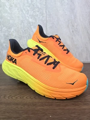 Tênis Hoka One One Arahi 7 masculino corrida caminhada conforto tamanho 9 elétrico laranja - Imagem 1 de 4