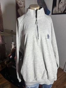 Straight Down Herren 1/4 Zip Pullover Valencia Country Club Gr. XL USA hellbeige - Bild 1 von 9