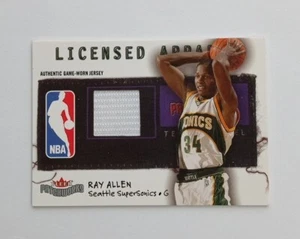 2003-04 Fleer Patchworks Ray Allen Licensed Apparel Game Worn Jersey LA-RA /300 - Picture 1 of 2