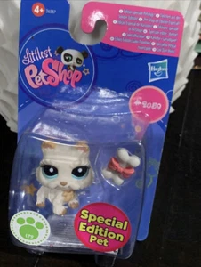 Authentic Littlest Pet Shop 2059 LPS Westie Highland NIB Scottie Cream Dog Euro