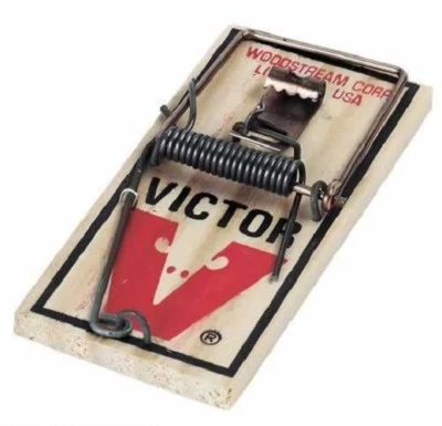 Victor M040 Metal Pedal Mouse Traps 72 Pack Victor Snap Trap Wood Mice Traps