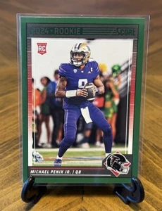 Michael Penix JR 2024 Score Green Parallel RC #323 ATLANTA FALCONS - Picture 1 of 2