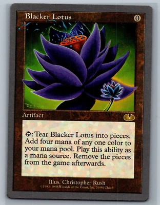 Magic The Gathering Unglued Blacker Lotus #70/94 MTG TCG CCG - Image 1 of 2