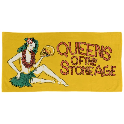 Queens of the Stone Age : 2024 OFFICIAL Large Tiki Towel - THICK! NEW/SEALED - Image 1 of 2