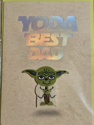 PAPYRUS DISNEY CELEBRATING YOU STAR WARS FATHER'S DAY YODA THE BEST CARD - Image 1 of 4