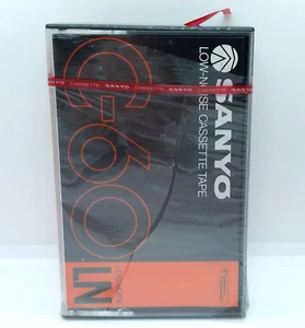 SANYO Cassetta Nastro C-60 LN Basso Rumore Giappone Nuovo NOS Vintage Vuoto - Foto 1 di 5