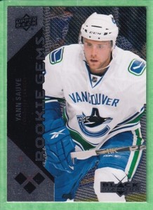 2011-12 Upper Deck Black Diamond Rookie Gems #182 Yann Sauve Vancouver Canucks