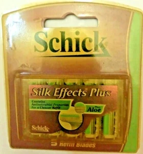Schick Silk Effects Plus Cuchillas de Recarga de Maquinilla de Afeitar con Aloe Paquete de 1 x 5 Sellado Nuevo - Imagen 1 de 2