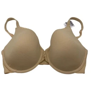 Motherhood Maternity nursing bra size 34D underwire padded cups beige - Picture 1 of 9