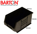 Black Plastic Parts Lin Bins - Component Storage Boxes Picking Bin Workshop Box