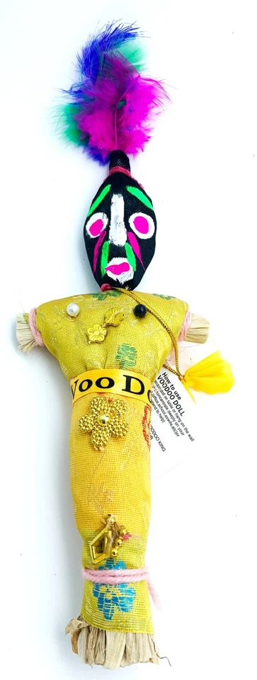 Muñeca vudú Nueva Orleans TU ELECCIÓN COLORES Maldición mágica Venganza Dinero Foto 1 de 1