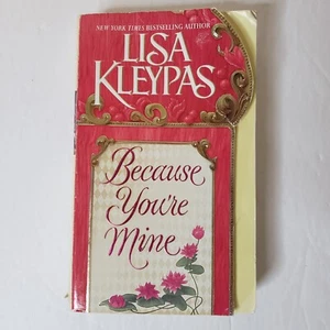 Because You're Mine By Lisa Kleypas Paperback Book Stepback 1997 1st Ed Romance  - Picture 1 of 15