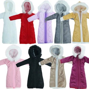1x Ropa de muñeca hecha a mano Ropa de algodón larga con capucha para juguetes de muñeca niña de 11,5 pulgadas - Imagen 1 de 11