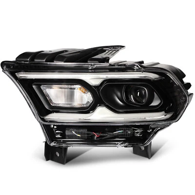 For 2021-24 Dodge Durango Black Driver Side Headlight Assembly w/LED DRL - Image 1 of 4