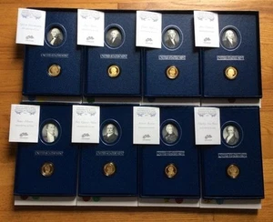 2007 and 2008 United States Mint Presidential $1 Coin Historical Signature Sets - Picture 1 of 4
