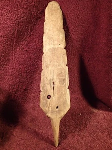 ANTIQUE 1700/1800-s HANDMADE SPINNING WHEEL DISTAFF FOLK ART SWEDEN SWEDISH - Picture 1 of 6