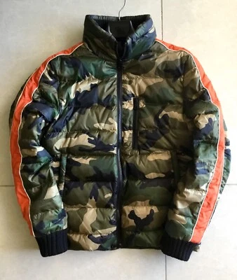 $3000+ Authentic VALENTINO Italy Camouflage Print Down Puffer Camo Jacket / Coat - Image 1 of 4