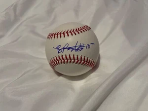 Texas Rangers BROCK PORTER Signed OML Baseball - Picture 1 of 1