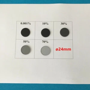 24 mm ND Filter Grauglas verschiedene Durchlässigkeit 10% 30% 50% 70% - Bild 1 von 13