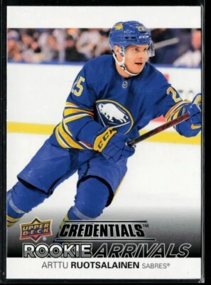 2021-22 Upper Deck Credentials Rookie Arrivals #RA-41 Arttu Ruotsalainen RC - Image 1 of 2