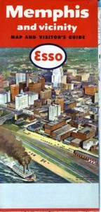 1958 Esso Road Map: Memphis NOS - Picture 1 of 1
