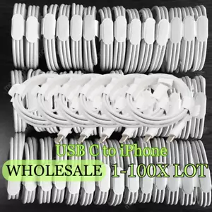 Type C to iPhone PD USB Fast Charger Cable Lot For iPhone 14 13 12 11 Pro Max XR - Picture 1 of 14