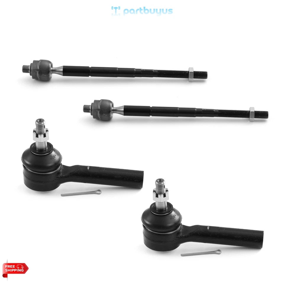 Chrysler Voyager (Mexico) 2005-2008 4 PCS Front Tie Rod End Kit  5103320AA - Image 1 of 4