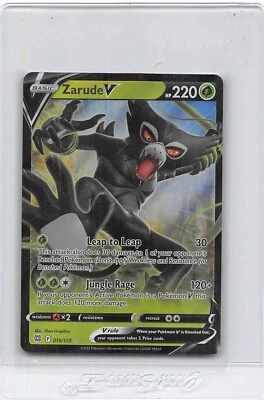 Zarude V Ultra Rare - 016/172 - Brilliant Stars - 2022 Pokemon CARD - NM - Image 1 of 2