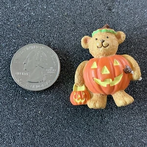 Trick or Treat Bear Halloween Cute Pin Pinback #40773 - Picture 1 of 2
