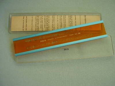 Standardgraph Schriftschablone 202/5 5mm Feder Pen 55 Schreibschablone Germany - Bild 1 von 2