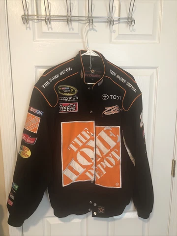 RARE JH DESIGN NASCAR SMALL HOME DEPOT JOEY LOGANO JACKET EXCELLENT Cover