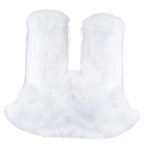 2 Bags Christmas Fake Snow Decoration Fiber Artificial Snow Indoor Fluffy - Picture 1 of 8