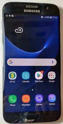 Samsung Galaxy S7 G930F 32GB Black Unlocked  #368B Android Version 8 Working  - Image 1 of 4