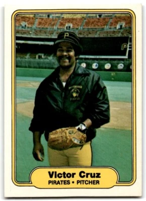 1982 Fleer Victor Cruz . Pittsburgh Pirates #480 - Image 1 of 2