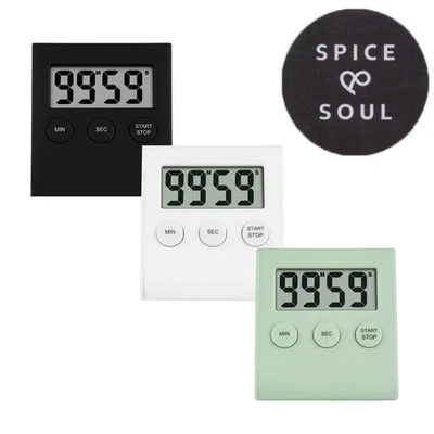 SPICE&SOUL ® Digitaler Küchentimer / Eieruhr / Küchenuhr / Küchenwecker Stoppuhr - Bild 1 von 4