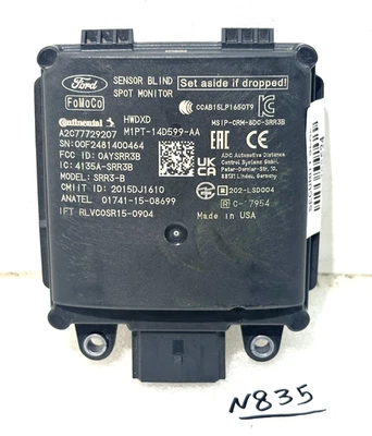 2020 - 2024 Ford Escape OEM Rear Blind Spot Radar Sensor M1PT-14D599-AA - Image 1 of 4