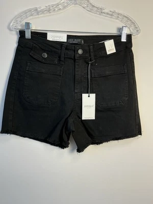 NWT Judy Blue Sz Med Black Mid Rise Shorts - Image 1 of 4