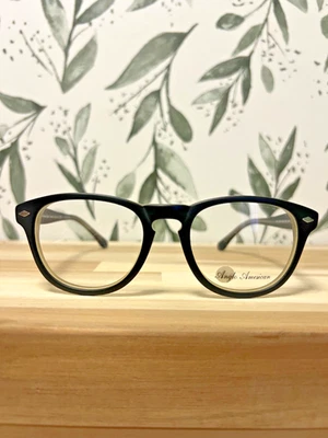 ANGLO AMERICAN EYEGLASSES MOD 254E. SIZE 50/20.MADE IN UK.MATT BLACK.RETAIL $329 - Image 1 of 4