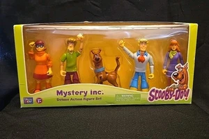 NUEVO Y SELLADO CONJUNTO DE FIGURAS DE ACCIÓN SCOOBY-DOO MYSTERY INC. DE LUJO 2007 VINTAGE - Imagen 1 de 13