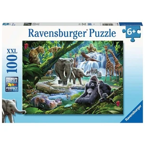 Ravensburger Dschungelfamilien XXL 100 Teile Kinderpuzzle - Bild 1 von 2