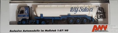 AWM 71934 Camion cisterna autoarticolato 5 assi VOLVO FH "W.G.Salari" - scala H0 - Immagine 1 di 4