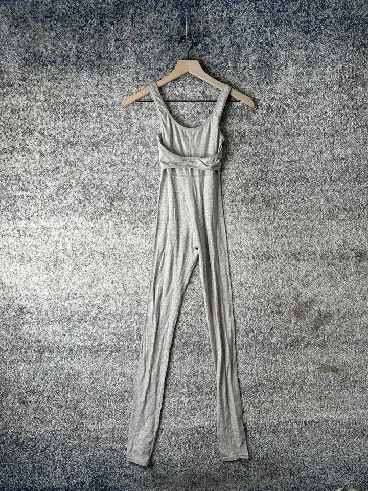 House of CB Mono Mujer XS Gris Jaspeado Una Pieza Catsuit Unitard Body Foto 1 de 4