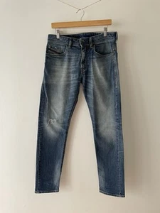 Diesel Thommer Blue Jeans Mens W30 L30 Denim Slim (32) - Picture 1 of 17