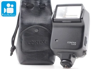 🎦VIDEO👀✨MINT✨ CONTAX TLA30 Shoe Mount Flash G1 G2 139 169 RTS2 3 From JAPAN - Image 1 of 4